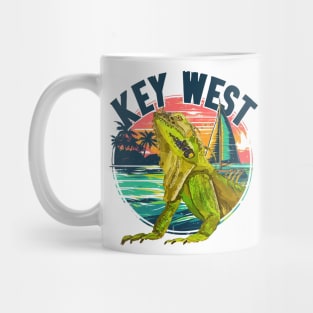 Key West Vibes with Green Iguana - WelshDesigns Mug